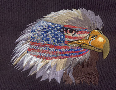 embroidery eagle design